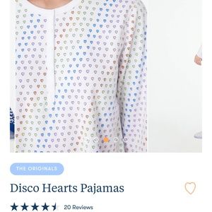 Roller Rabbit Disco Heart Pajamas Size XS